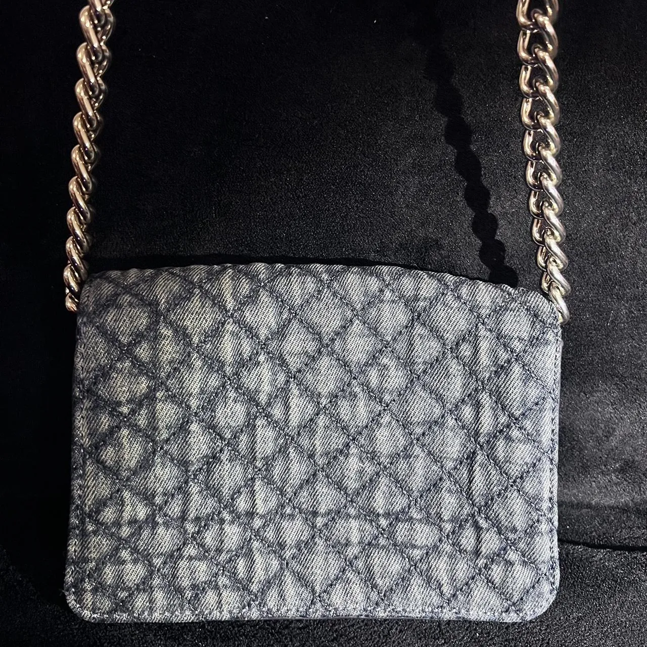Vintage Denim Guess Stassie Mini Crossbody, photo 3 of 4