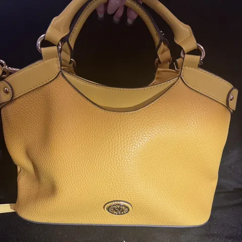 Anne Klein Mustard Shoulder Purse