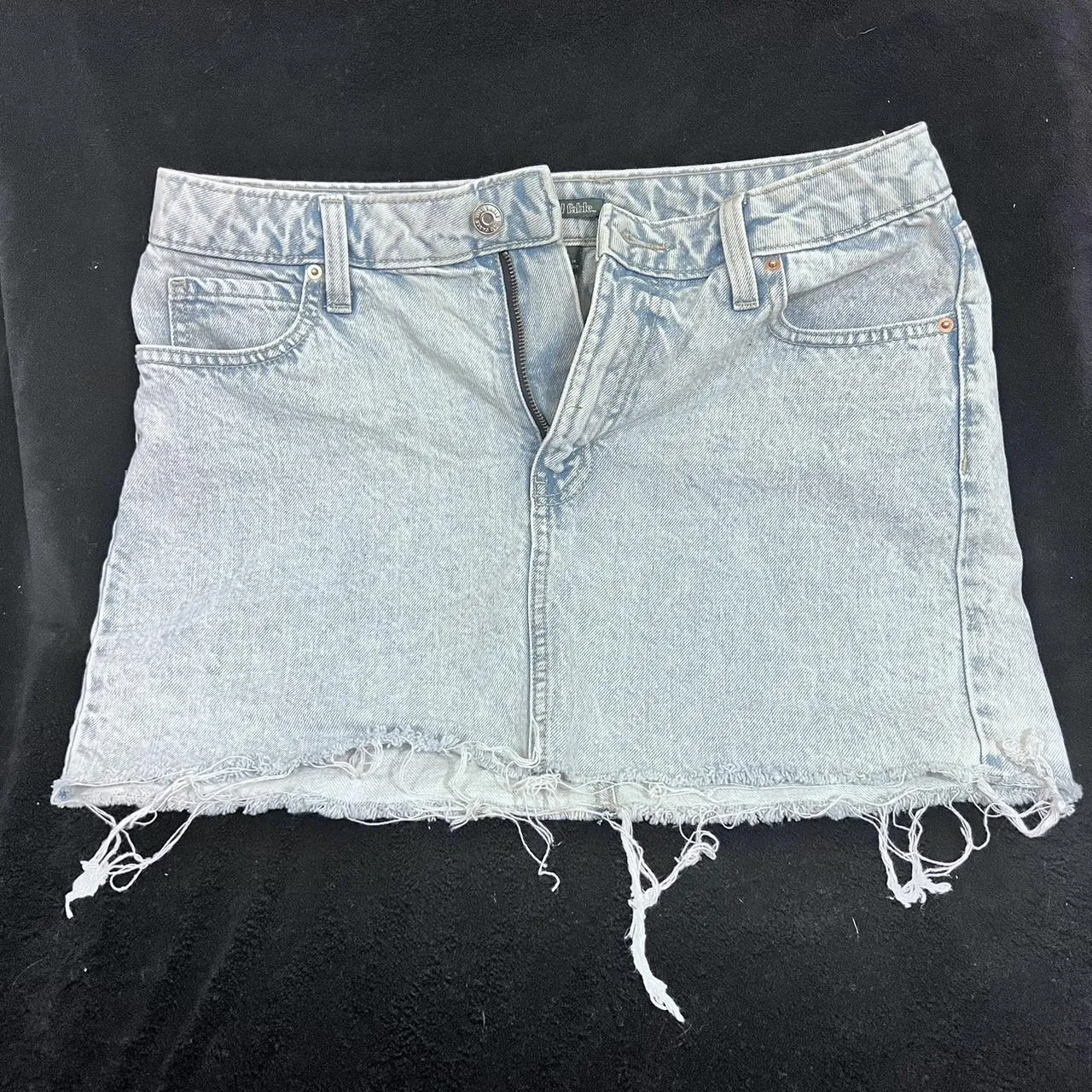 Wild Fable Denim Light Blue Skirt, photo 1 of 3
