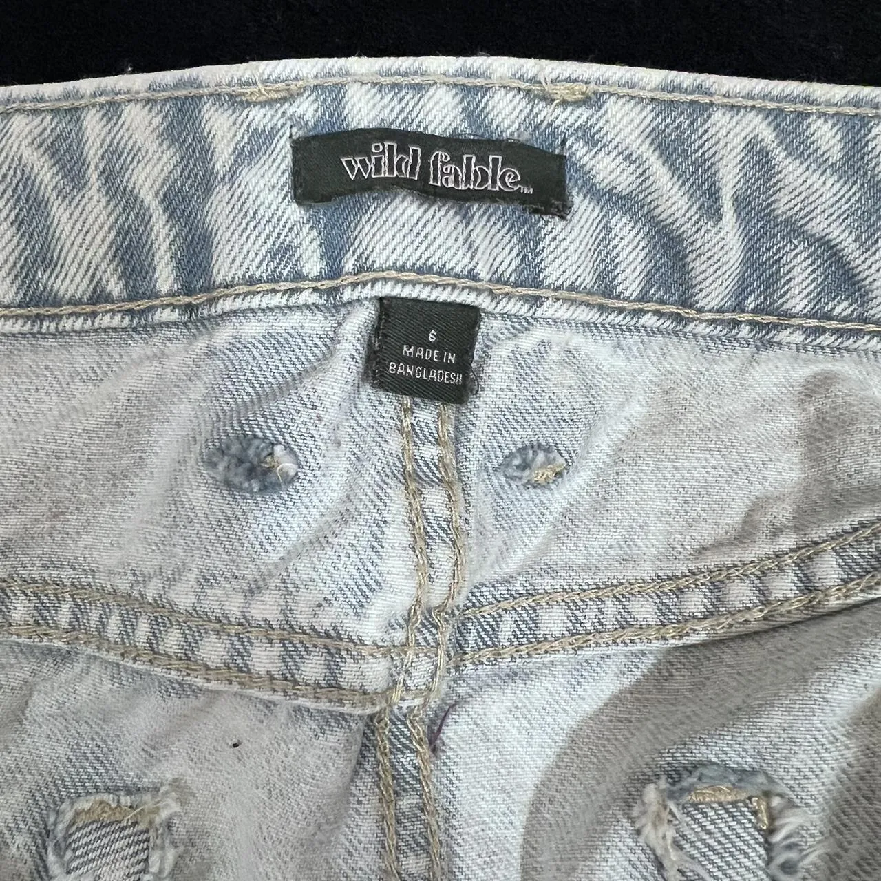 Wild Fable Denim Light Blue Skirt, photo 3 of 3