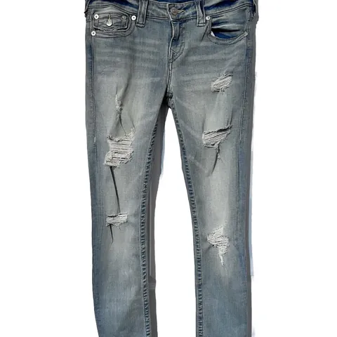 True Religion Jeans Stella Low Rise Skinny Blue