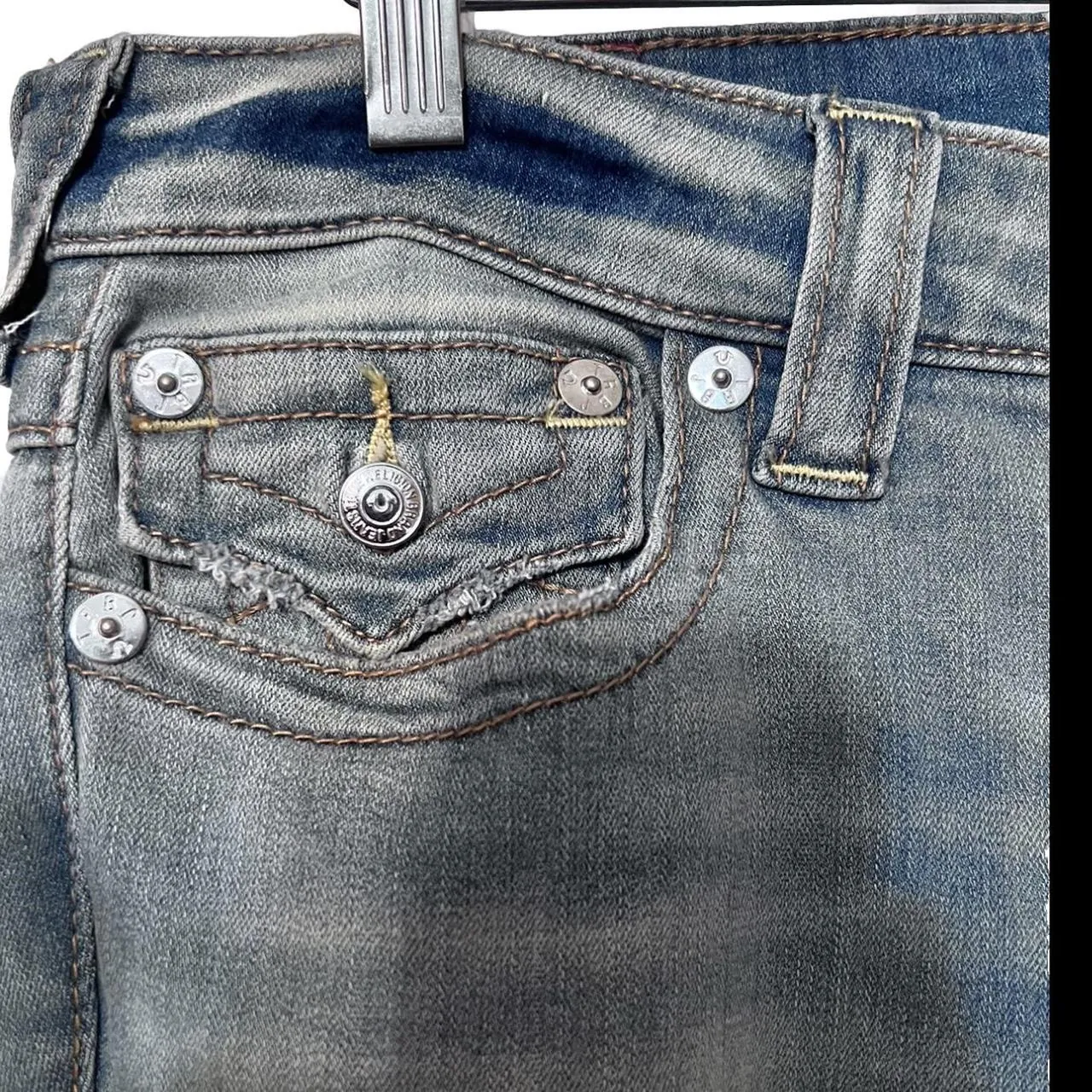 True Religion Jeans Stella Low Rise Skinny Blue, photo 6 of 8