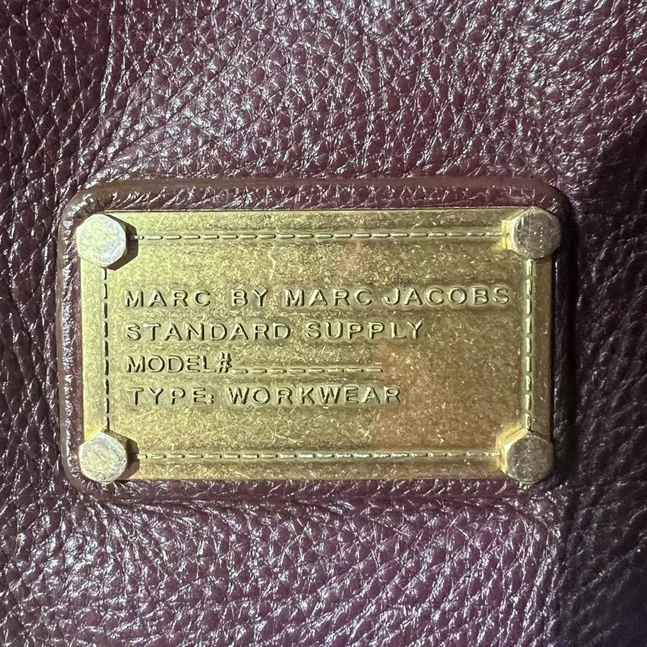 Vintage Marc by Marc Jacobs Burgundy Leather Bag, photo 5 of 6