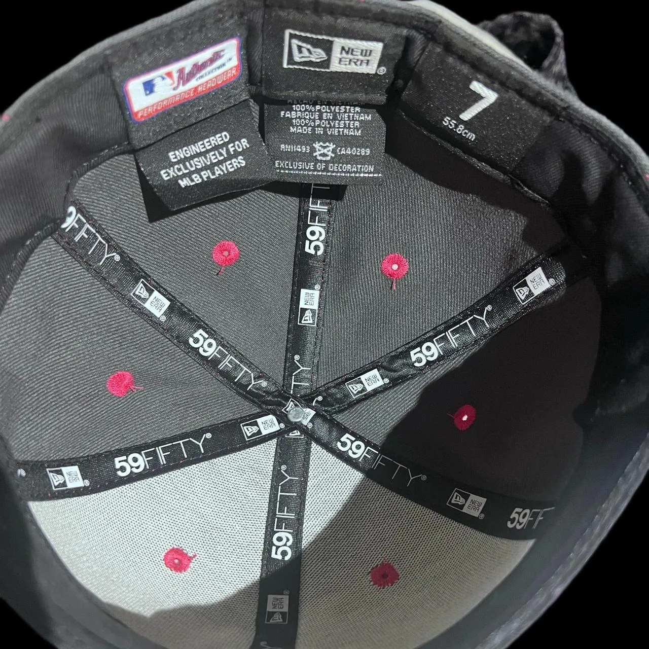 Miami Marlins Grey and Pink MLB Cap, photo 5 of 5