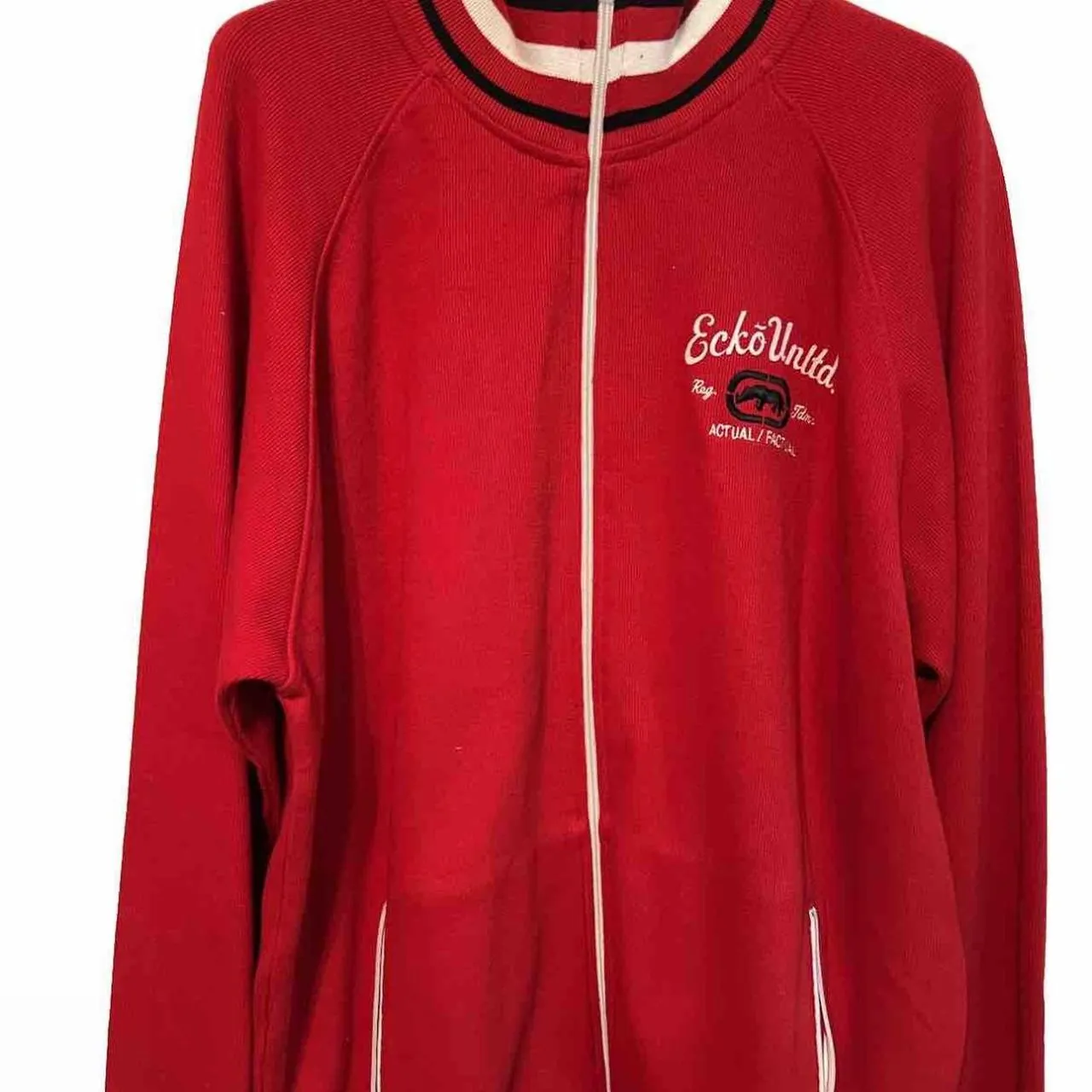 Vintage Ecko Unltd Red Zip Up Jacket, photo 2 of 4