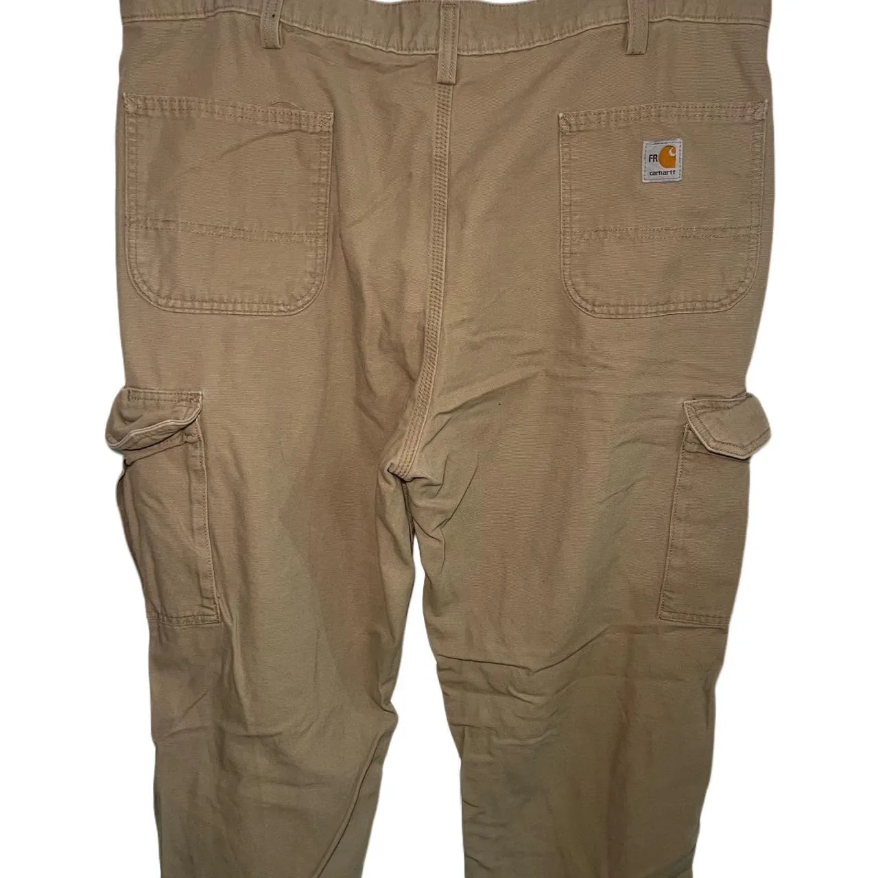 Vintage Carhartt Khaki Cargo Pants, photo 3 of 5