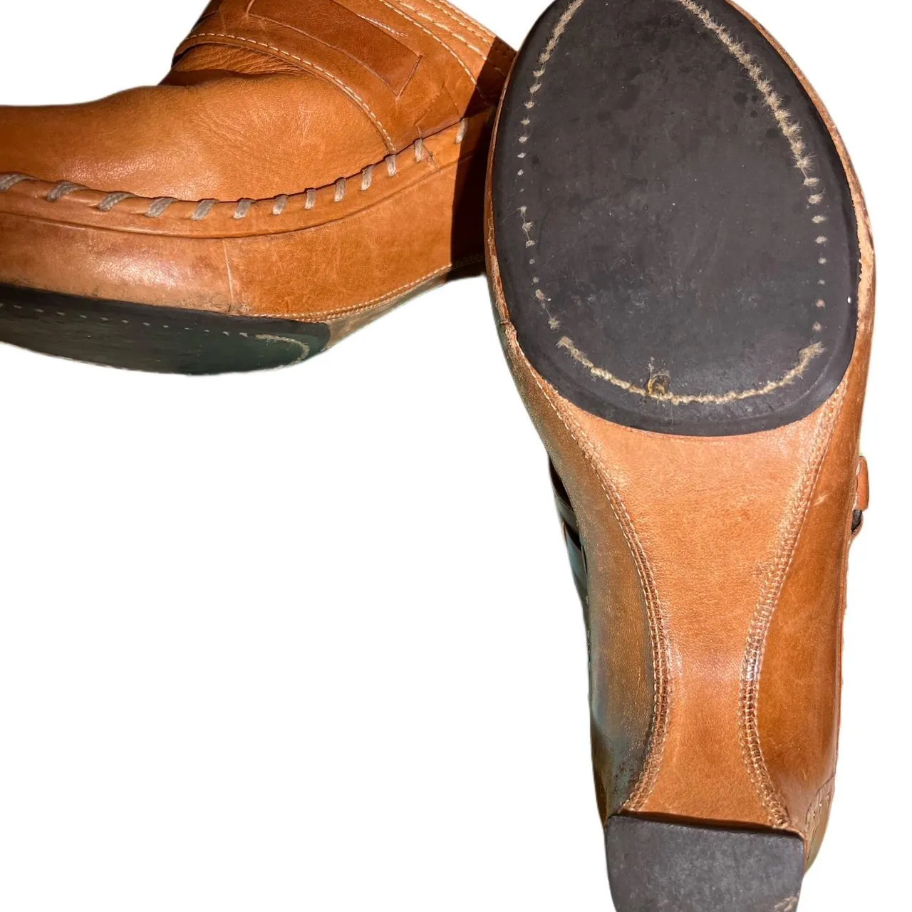 Frye Charlotte Close Toe Leather Mules., photo 7 of 7