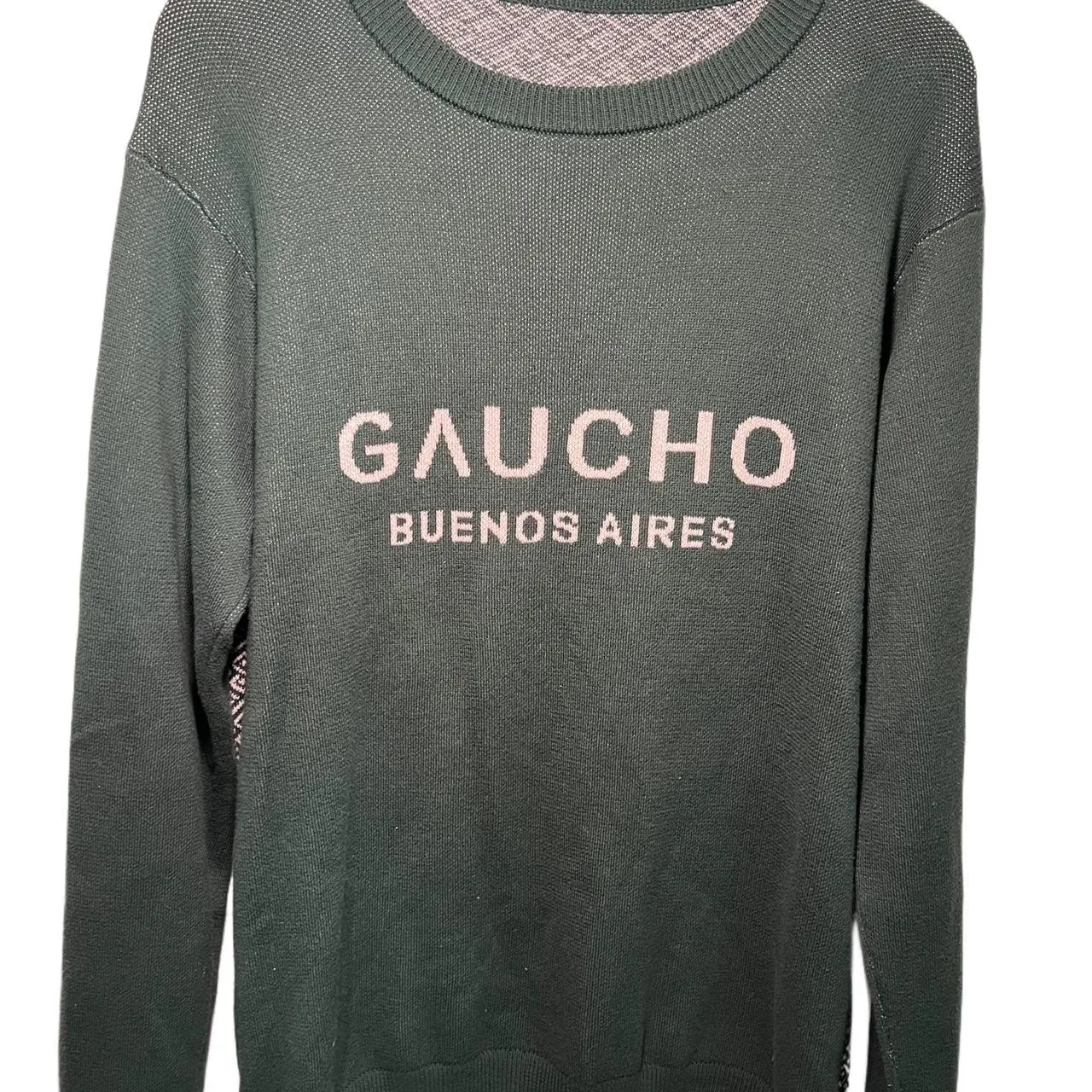 Gaucho Buenos Aires Ivo Cotton Knit Logo Sweater, photo 1 of 2