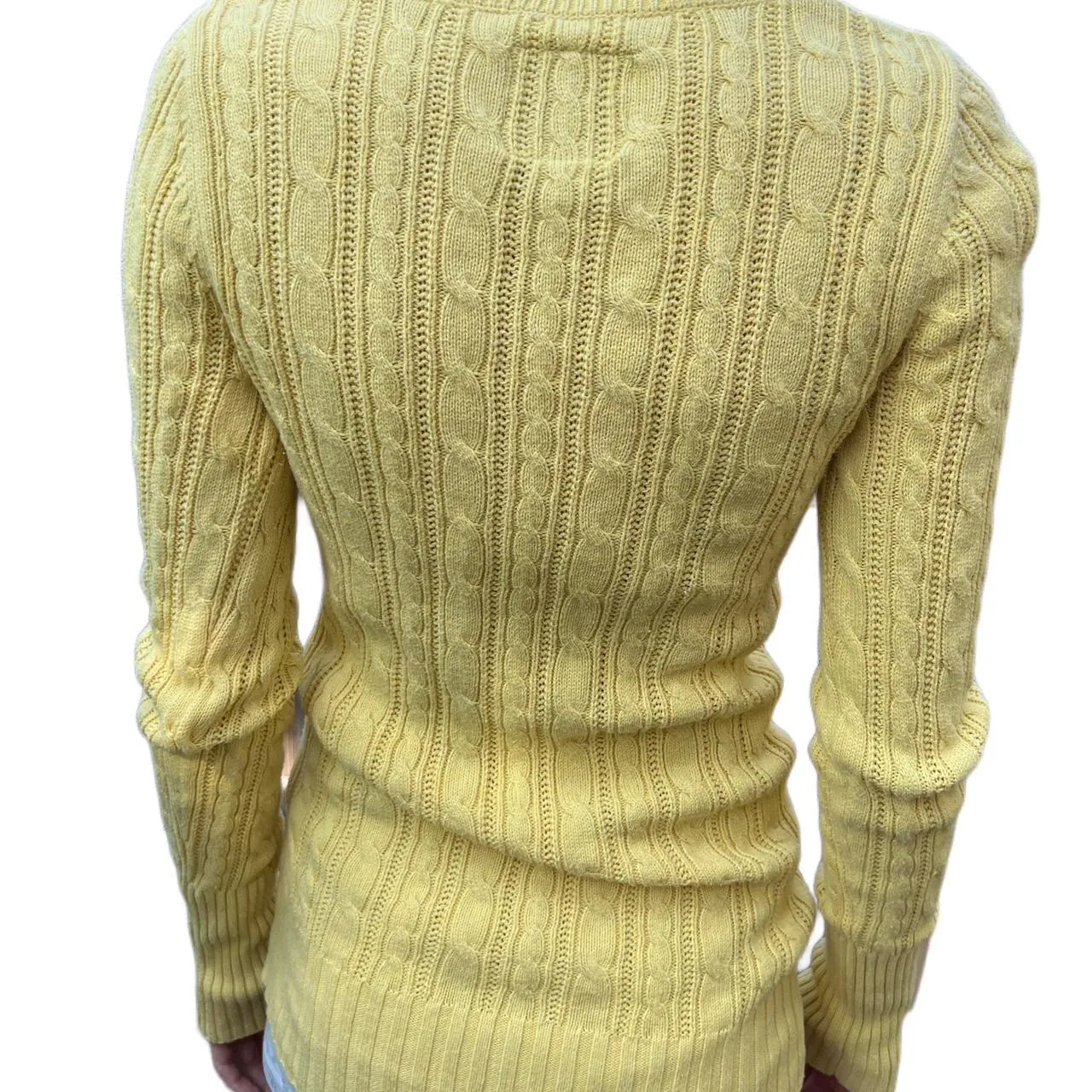 Vintage American Eagle Yellow Sweater, photo 3 of 4