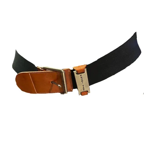 Vintage 1980s Fendi Wide Leather Belt