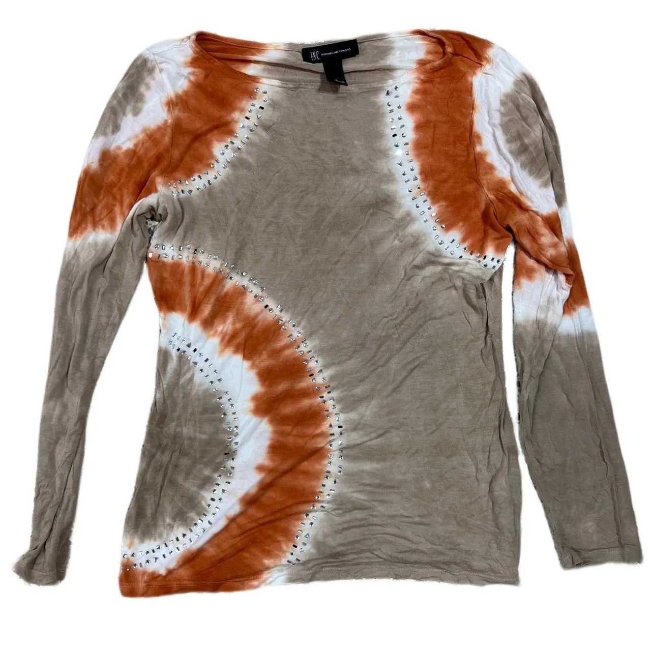 Inc International Concepts Tye-Dye Long Sleeve Shirt, photo 1 of 4