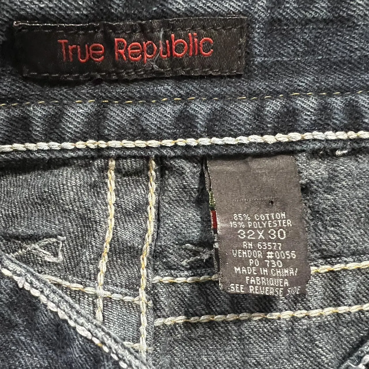 True Republic Slim Navy Jeans, photo 5 of 5