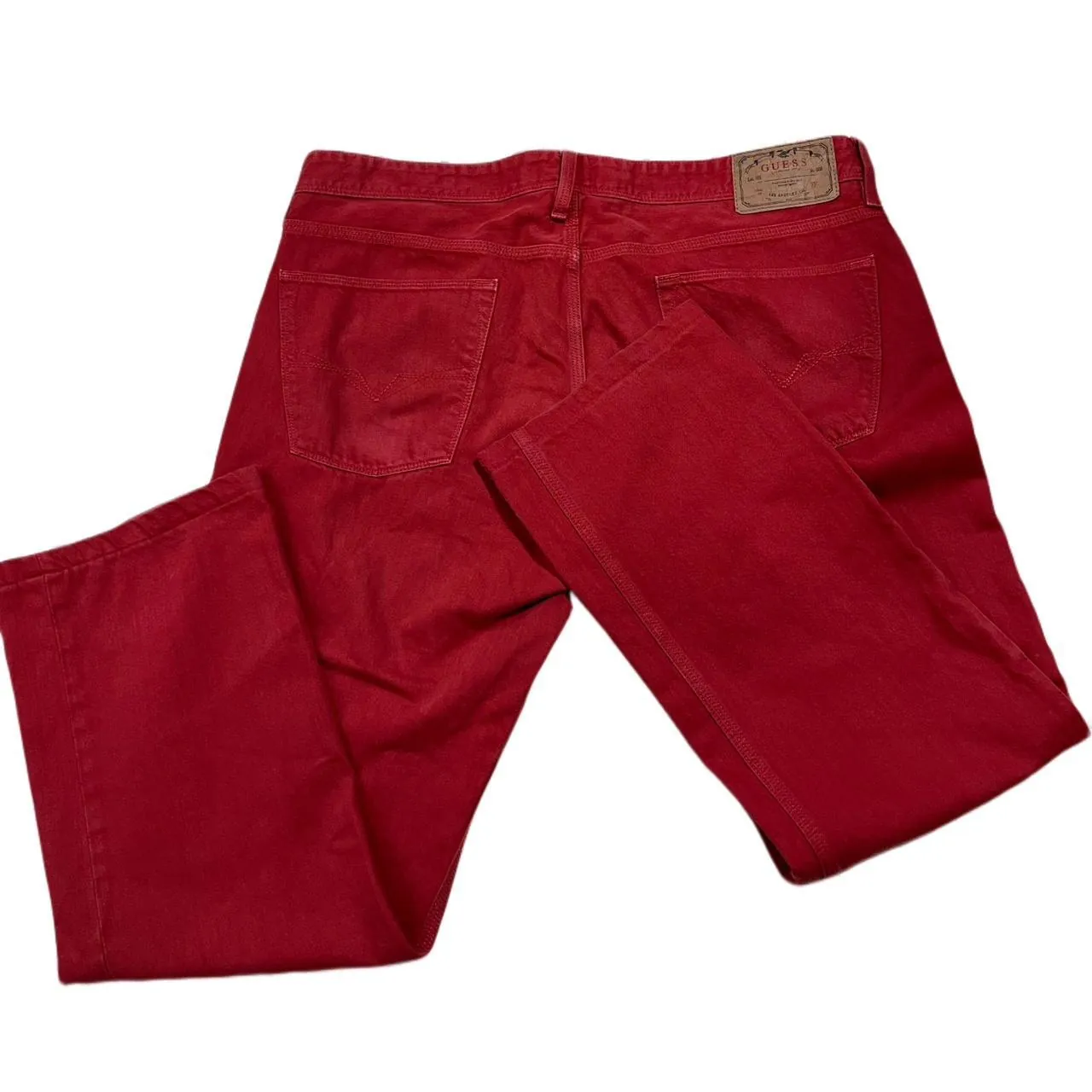 Vintage Guess Red Jeans, photo 3 of 4