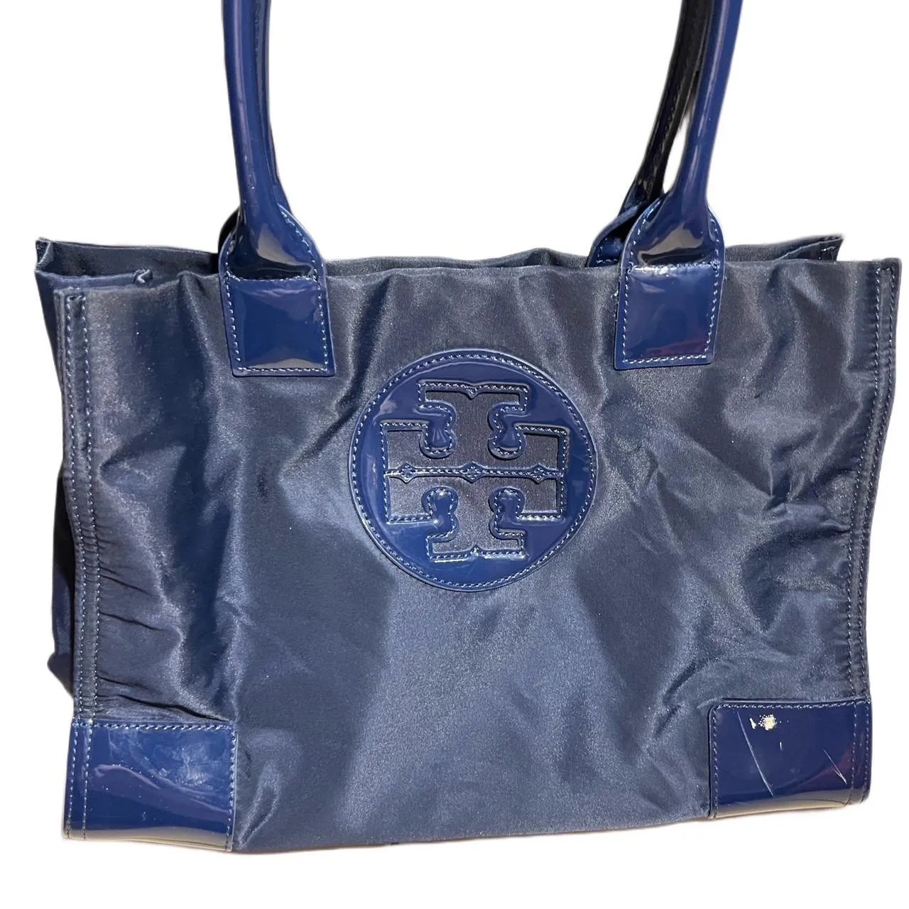 Tory Burch Navy Nylon Tote, photo 2 of 4