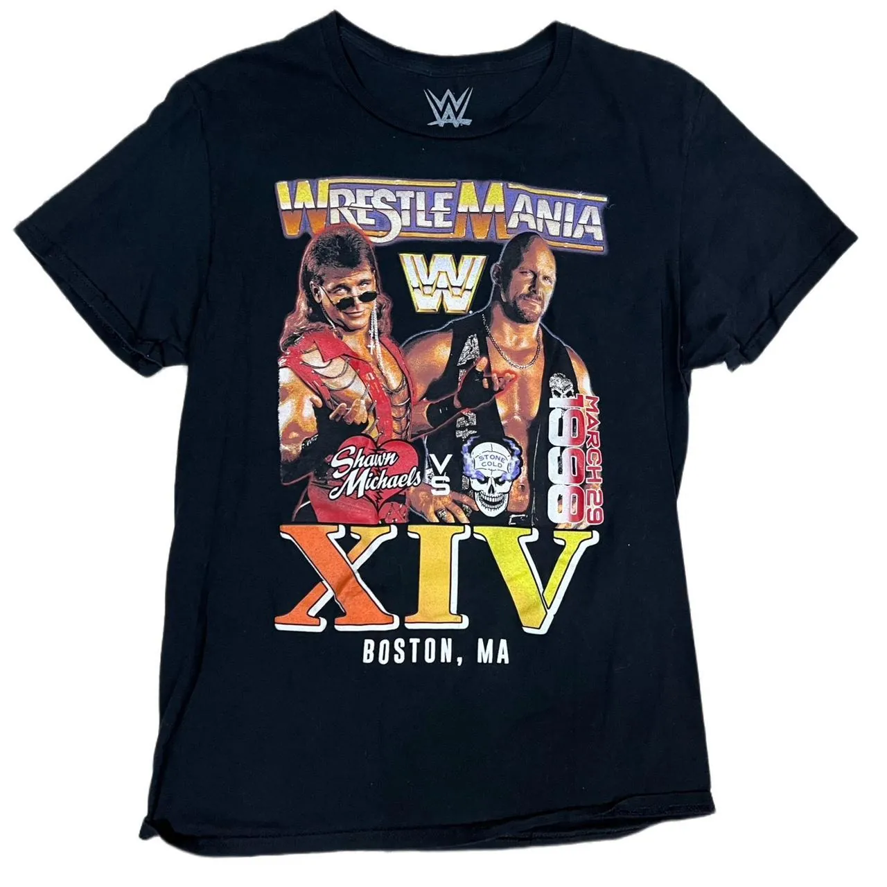 Vintage Wrestle Mania Shawn Micheals vs. Stone Cold Shirt, photo 1 of 3