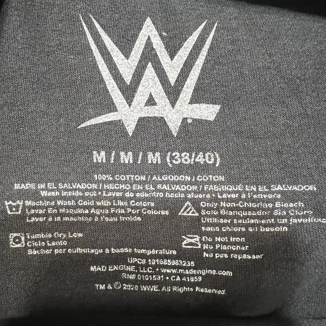 Vintage Wrestle Mania Shawn Micheals vs. Stone Cold Shirt, photo 3 of 3