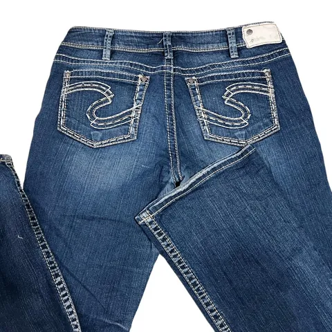 Vintage Silver Suki Low Rise Baby Boot Jeans