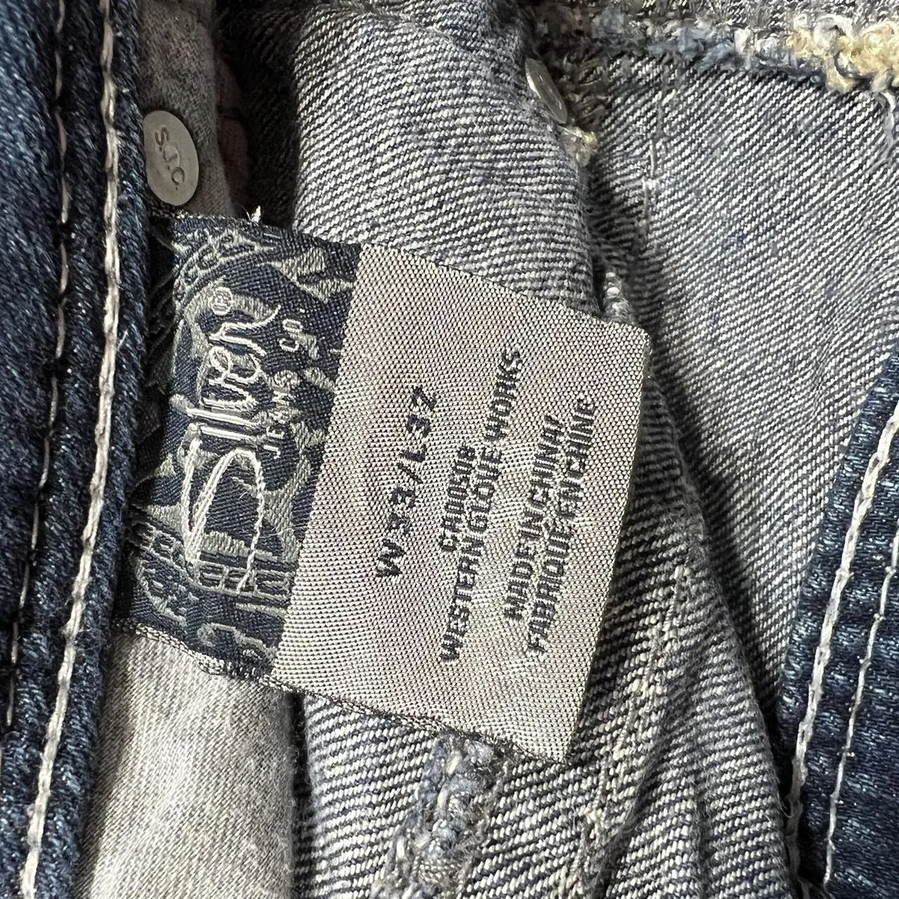Vintage Silver Suki Low Rise Baby Boot Jeans, photo 7 of 8