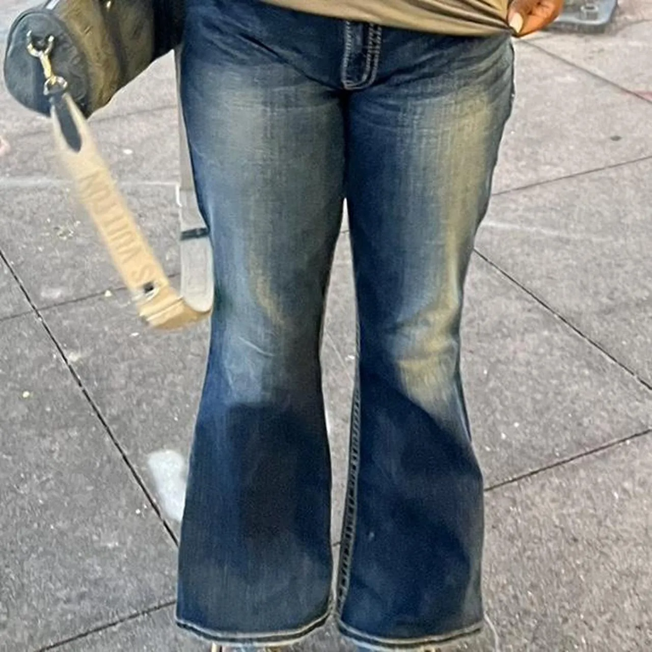 Vintage Silver Suki Low Rise Baby Boot Jeans, photo 8 of 8