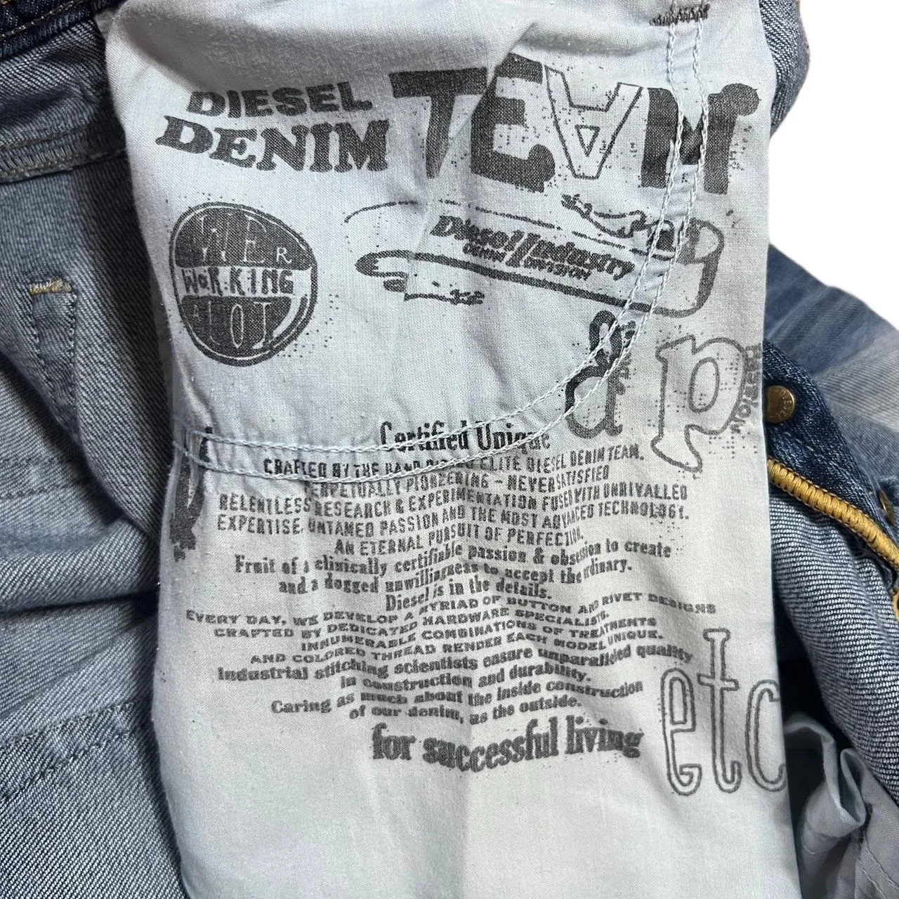 Vintage Diesel Industry Larkee-Relaxed Straight Jeans, photo 7 of 7