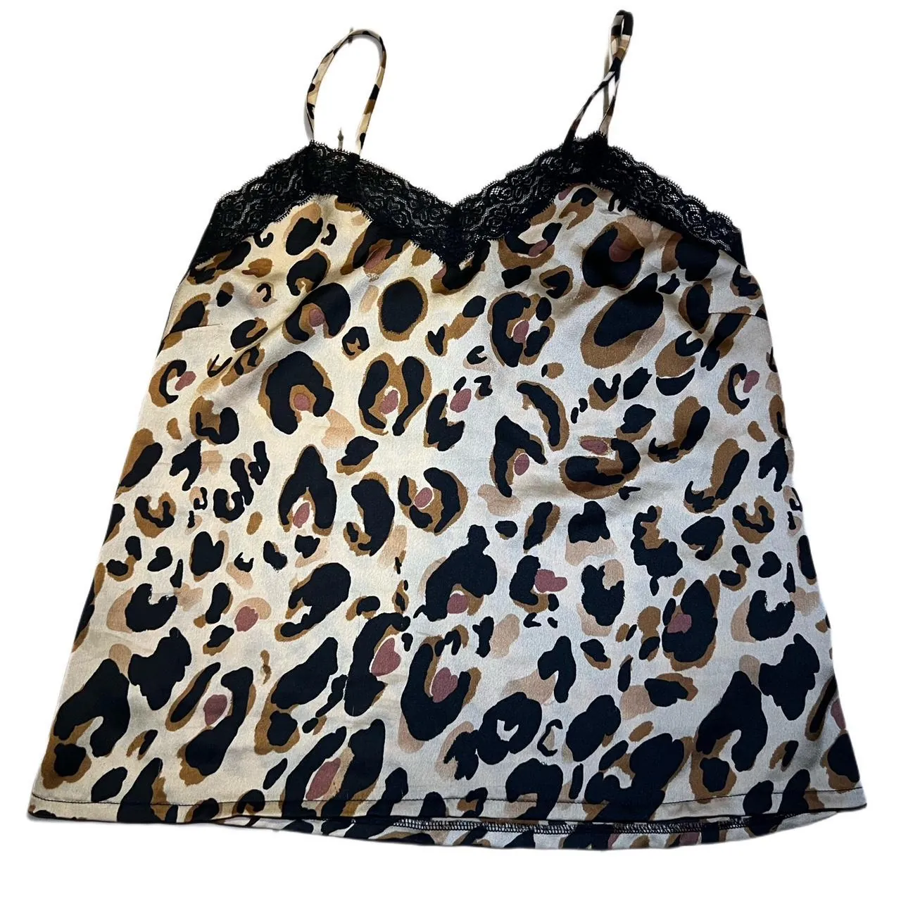 Favlux Leopard Print Lace Cami Top, photo 1 of 3