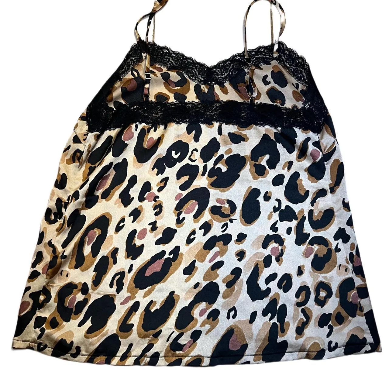 Favlux Leopard Print Lace Cami Top, photo 2 of 3