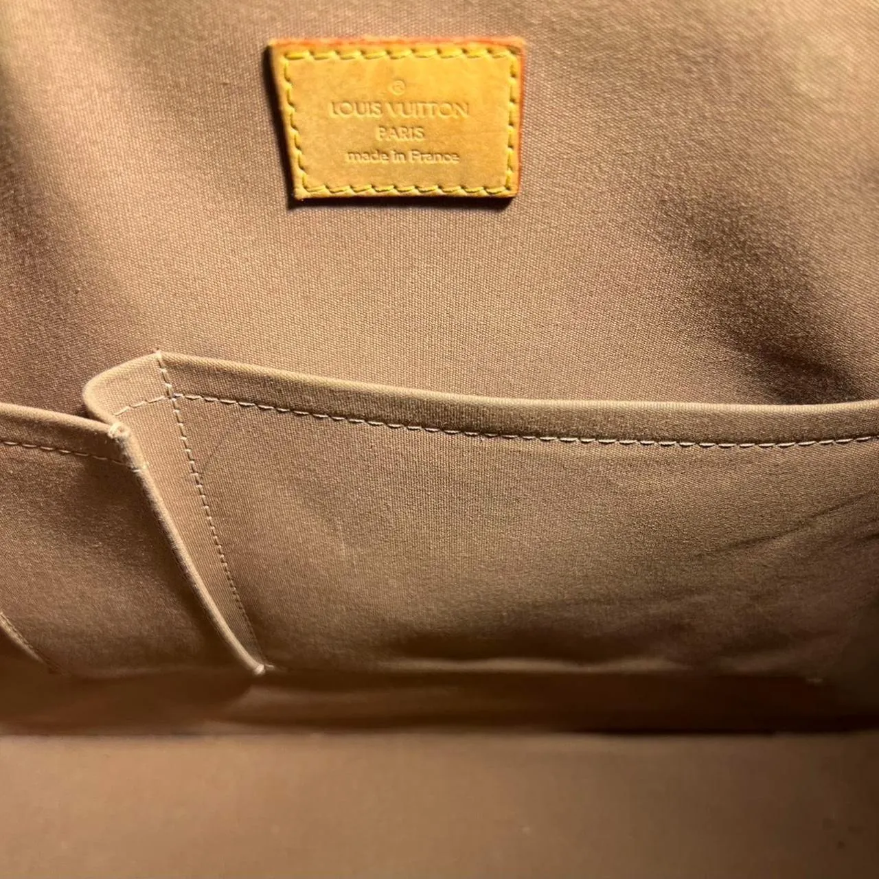 Louis Vuitton Vert Olive Monogram Vernis Alma GM Bag, photo 7 of 8