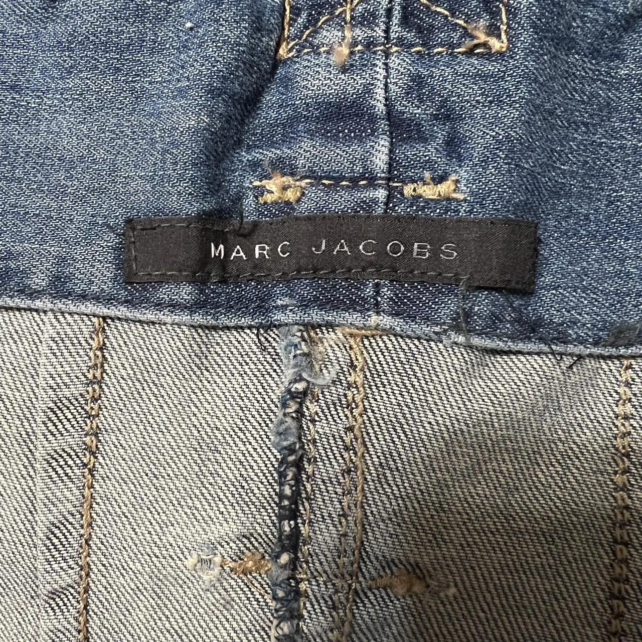 Vintage Marc Jacobs Denim Zip Up Maxi Skirt with Pockets, photo 4 of 4