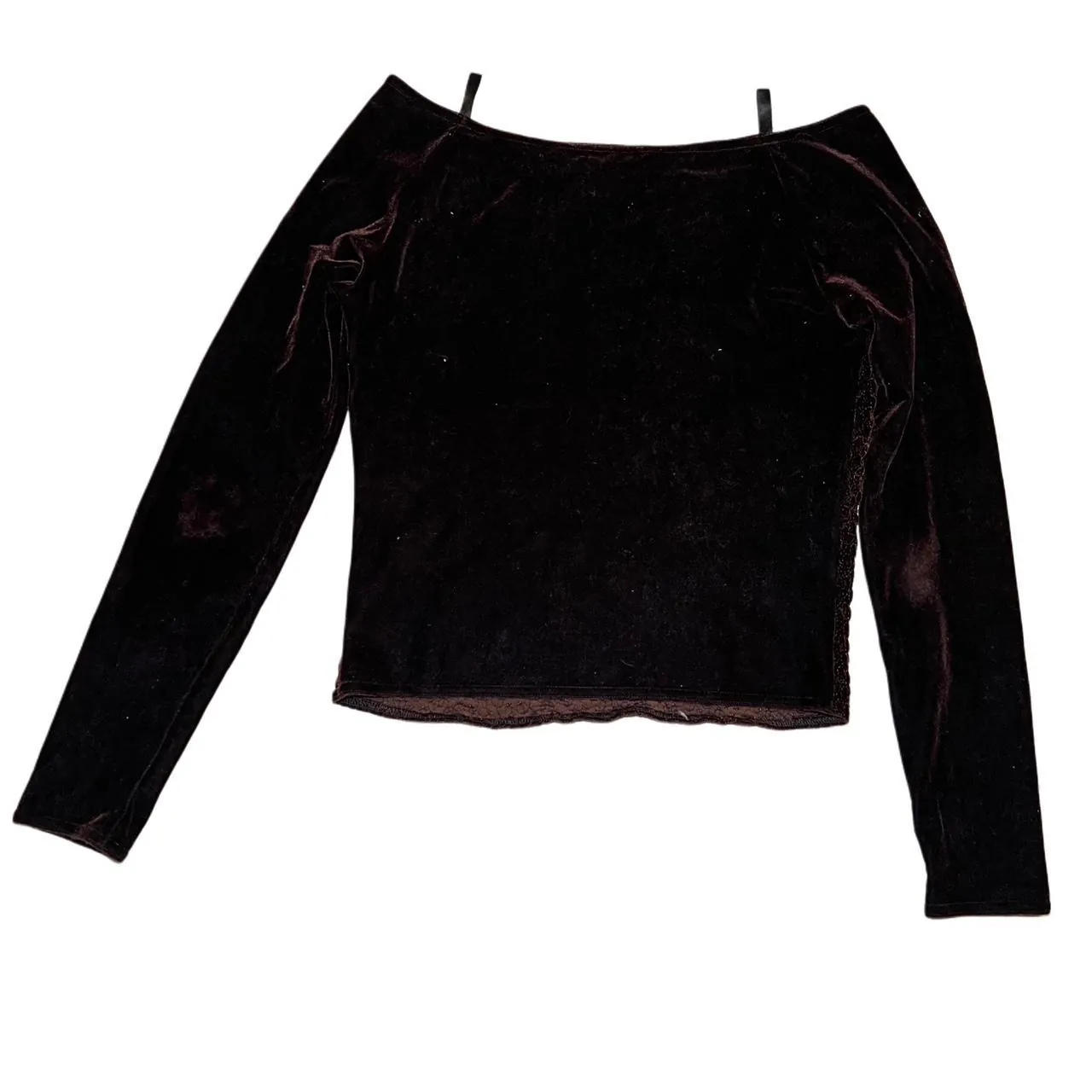 Bisou-Bisou Michele Bohbot Red Long Sleeve Blouse, photo 3 of 4