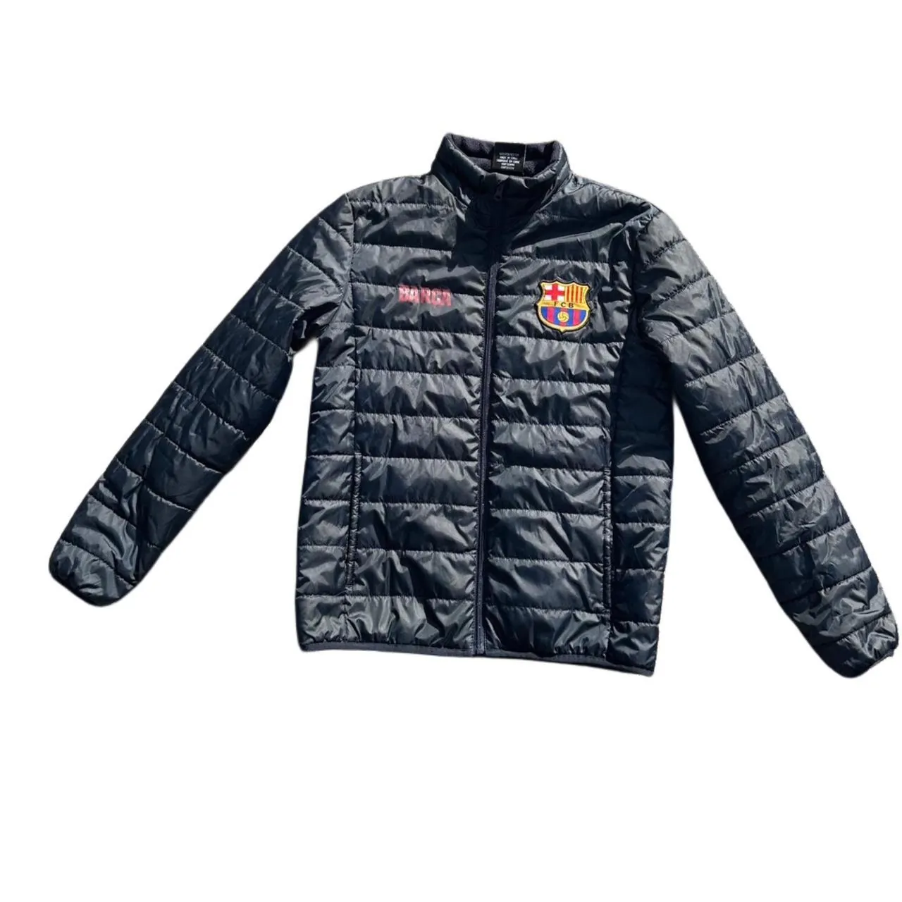 FCB “Barca” Barcelona Black Puffer Jacket, photo 1 of 6