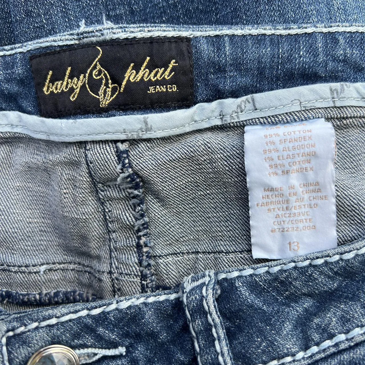 Vintage Baby Phat Distressed Jeans, photo 5 of 6