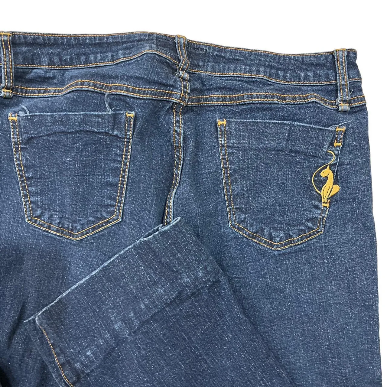 Vintage Baby Phat Fashion Silver Label Dark Wash Straight Jeans, photo 4 of 5