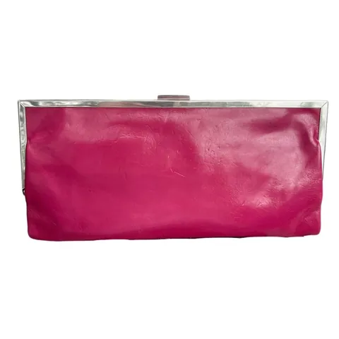 Vintage Hobo International Hot Pink Clutch Purse