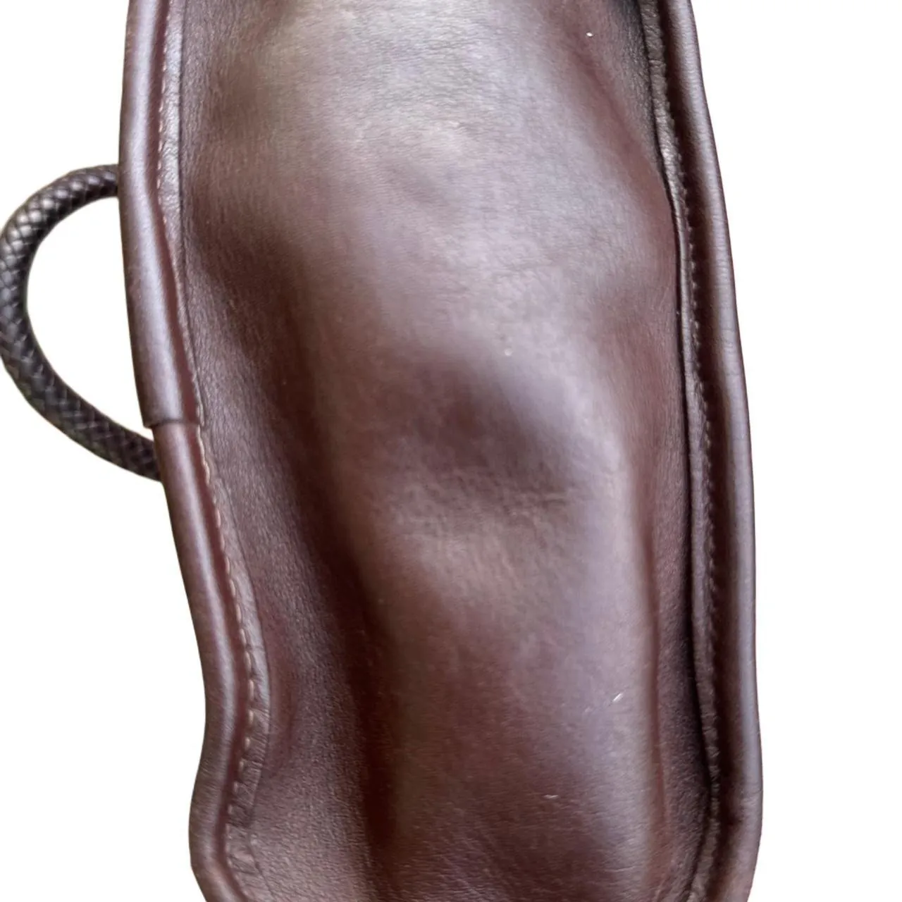 Vintage Brighton Brown Leather Shoulder Bucket Bag, photo 7 of 7