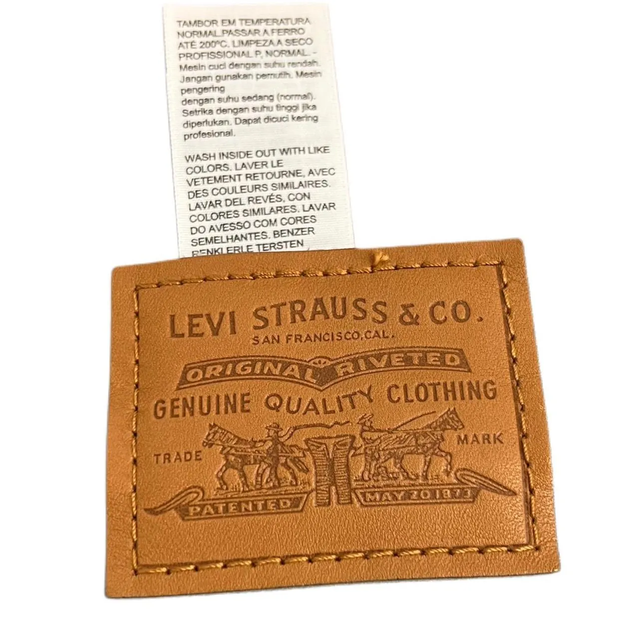 Extremely Rare Vintage Levi’s Big E Denim Maxi Skirt, photo 5 of 5