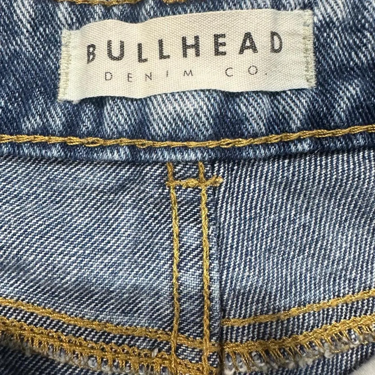 Bullhead Denim Distressed Bleach Dyed Denim Shorts, photo 4 of 4