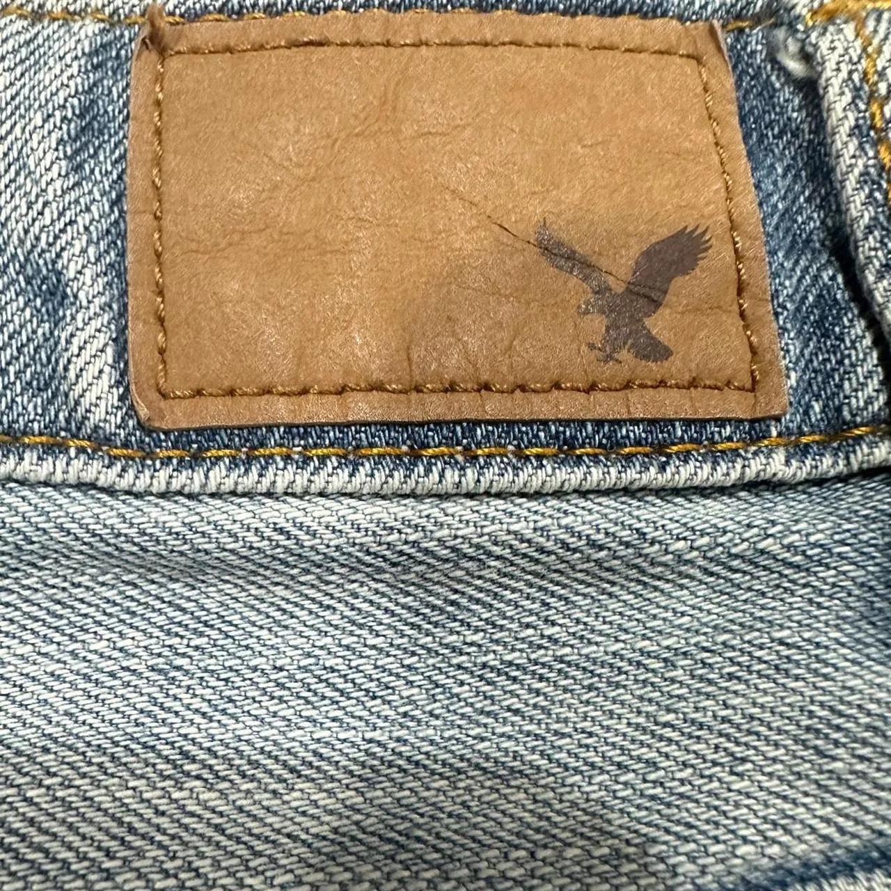 Vintage American Eagle Outfitters Embroidered Denim Shorts, photo 3 of 5