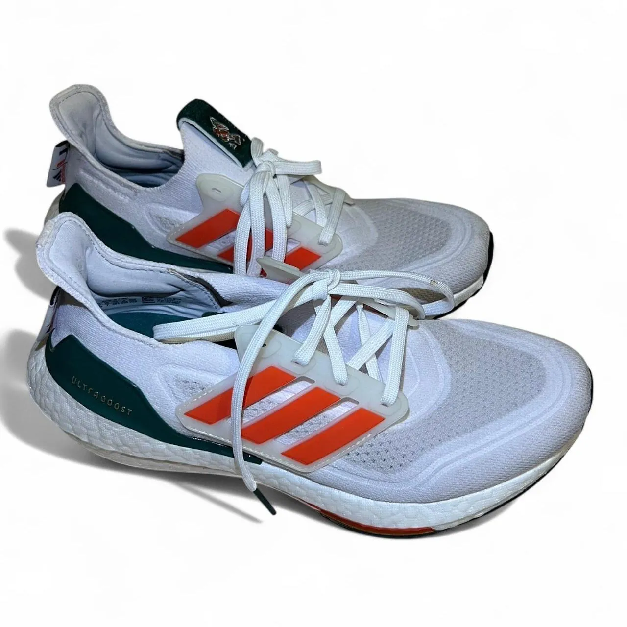 University of Miami Hurricanes Adidas Ultra Boost Sneakers, photo 3 of 7
