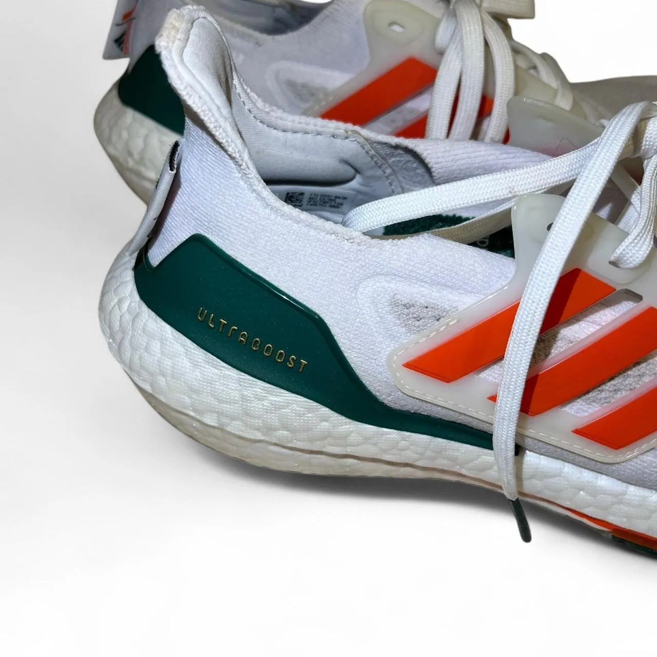 University of Miami Hurricanes Adidas Ultra Boost Sneakers, photo 5 of 7