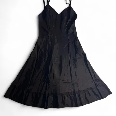 Vintage Light Black Midi Dress