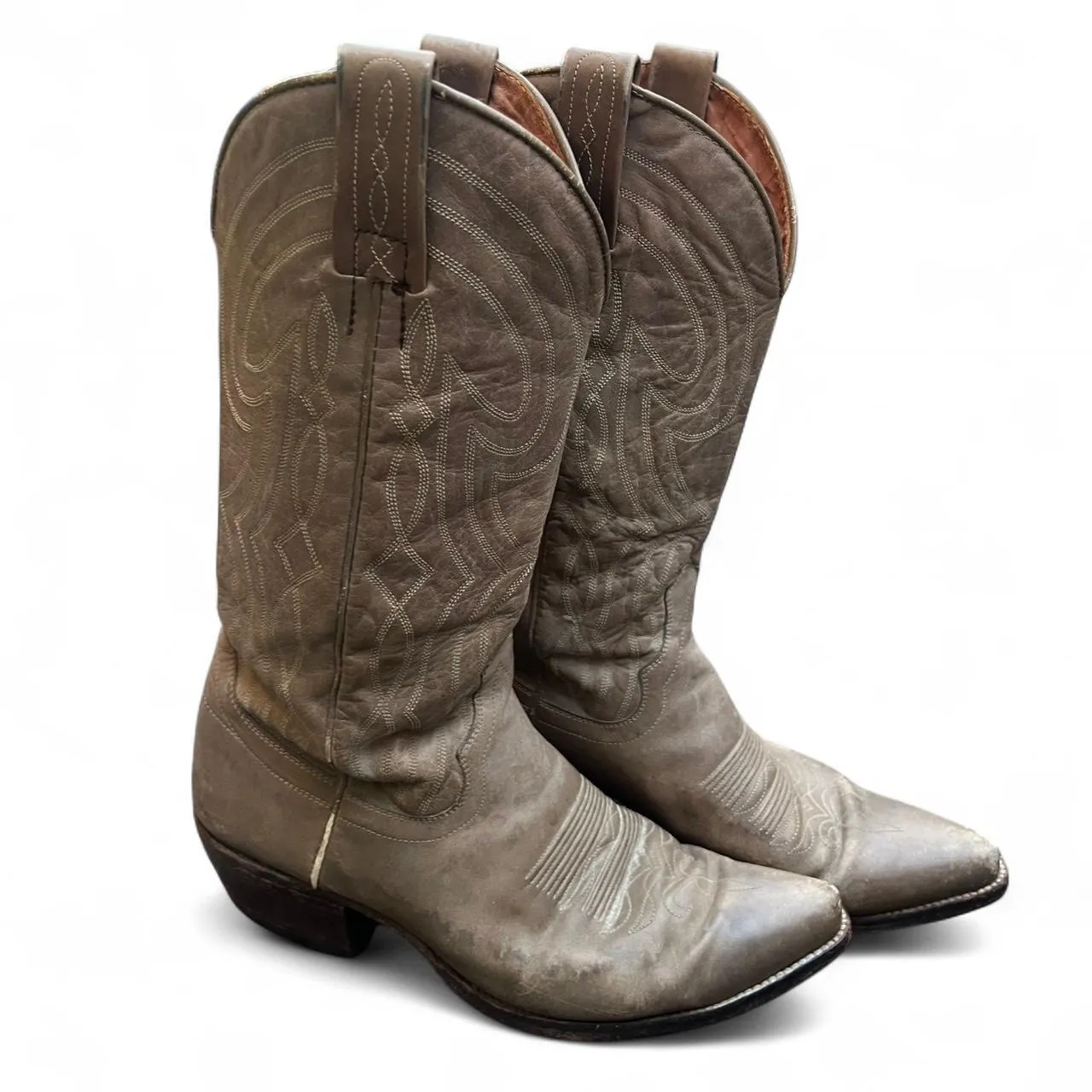 Dan Post Cream Western Cowboy Boots, photo 3 of 5