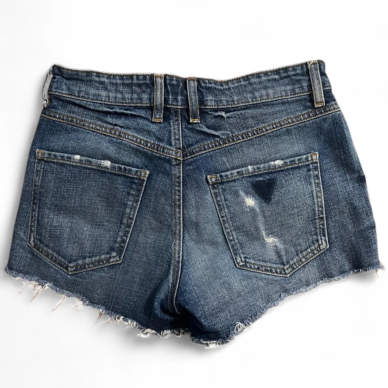 Vintage Guess Distressed Denim Shorts, photo 1 of 5
