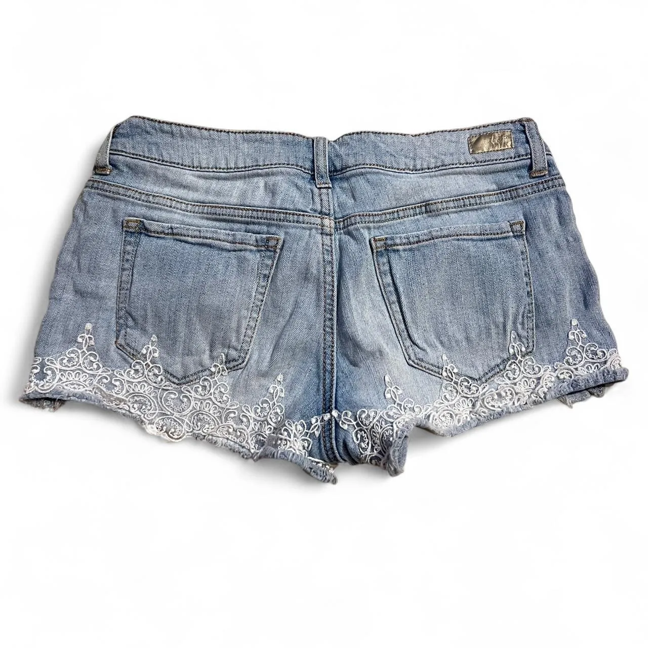 Tokyo Darling Denim Shorts with Lace Details, photo 3 of 5