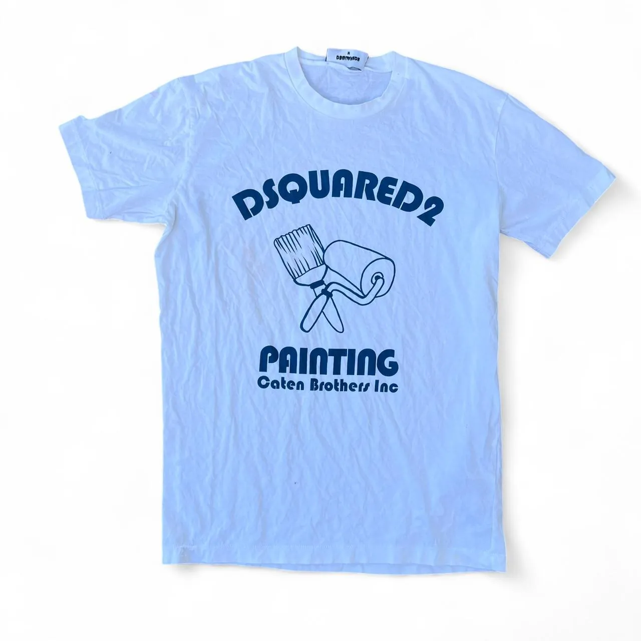 Dsquared2 White Painting Cool T-Shirt, photo 1 of 3
