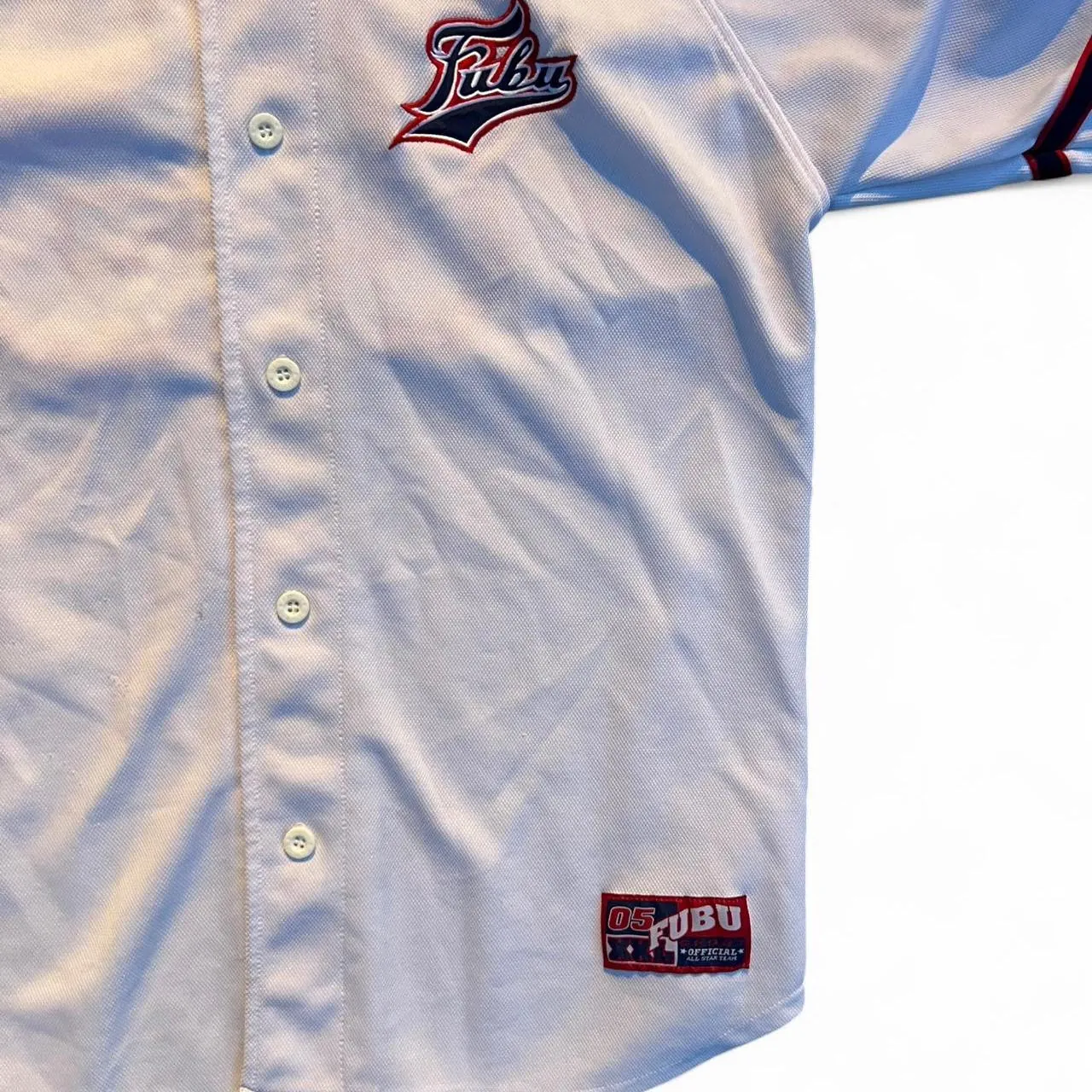 Vintage Fubu Jersey with Hoodie, photo 4 of 5