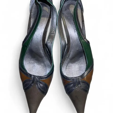 Vintage Cristina Guardia Boho Kitten Heels