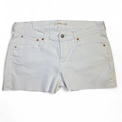 Vintage Levi’s White Denim Shorts