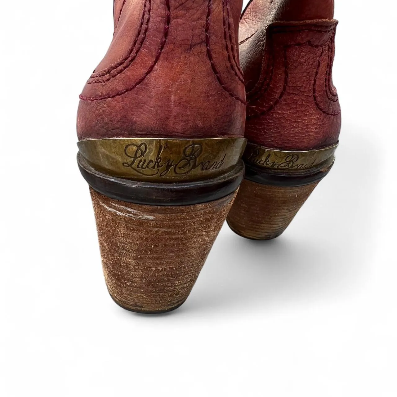 Vintage Lucky Brand Leather Western Cowboy/Cowgirl Boots, photo 5 of 7