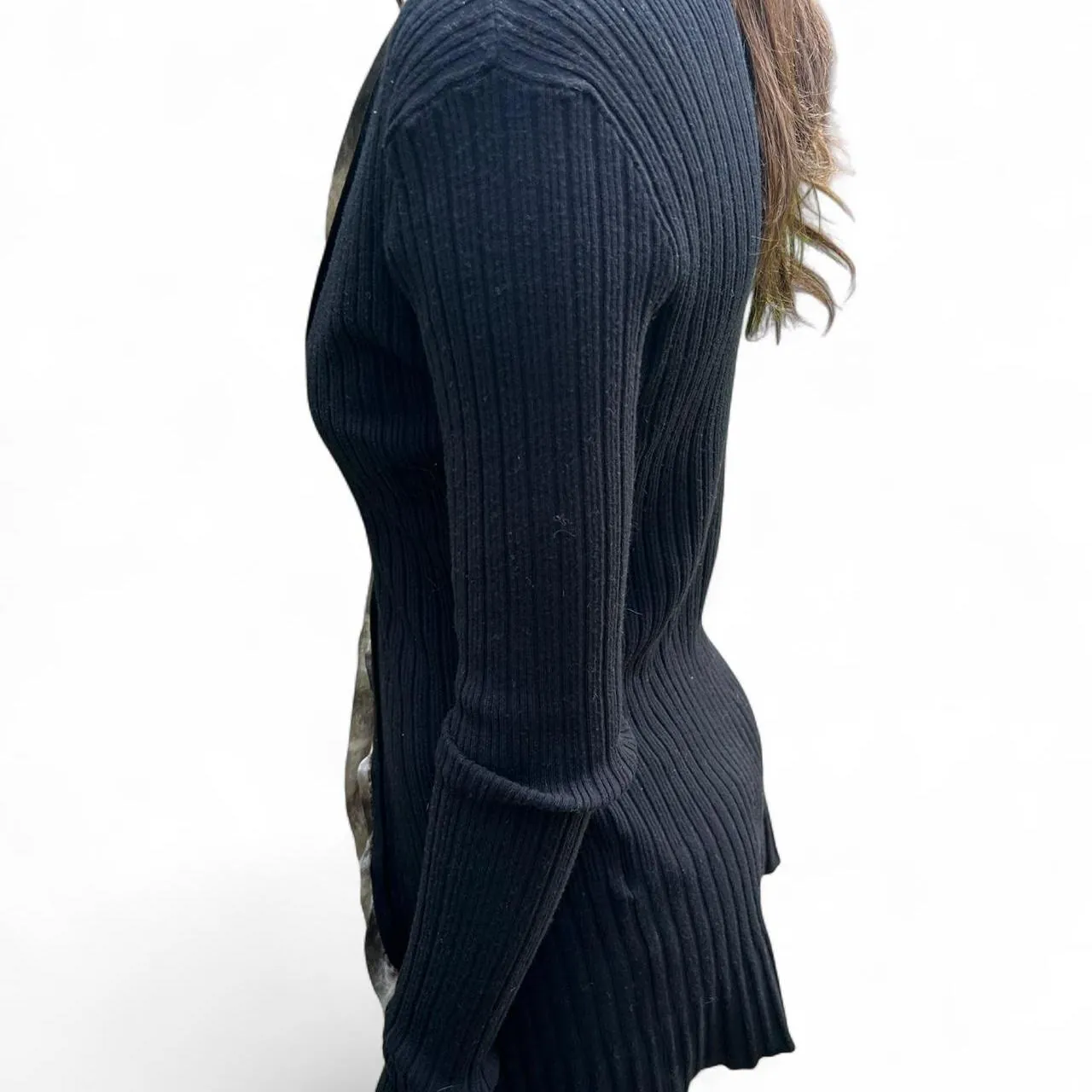 Rare Vintage Roberto Cavalli Black Long Sleeve Top, photo 6 of 8