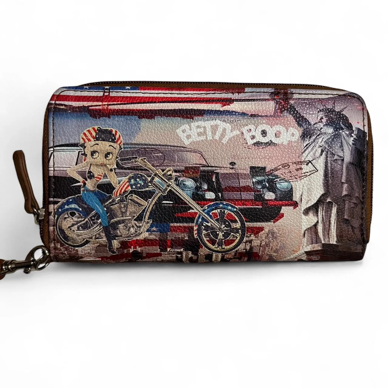 Vintage Betty Boop American Flag Wallet, photo 1 of 5